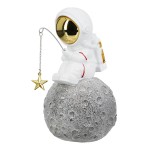 Figure Astronaut Synthetic Resin Grey White 2 Assorted 10X14X18Cm 10X14X18Cm c495528