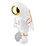 Figure Astronaut Synthetic Resin Grey White 2 Assorted 10X14X18Cm 10X14X18Cm c495528