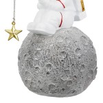 Figure Astronaut Synthetic Resin Grey White 2 Assorted 10X14X18Cm 10X14X18Cm c495528