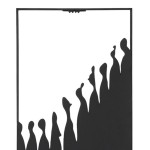  Ανάγλυφο τοίχου Μεταλλικό Μαύρο 26X2X70Cm 26X2X70Cm c495551