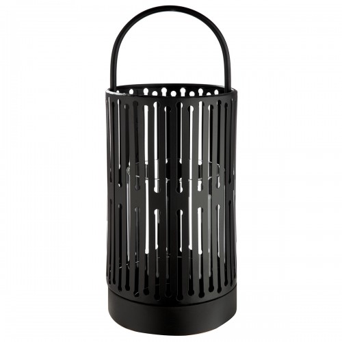  Φανάρι Κυλινδρικό Μεταλλικό Μαύρο D13X33Cm D13X33Cm c495554