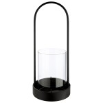  Φανάρι Κυλινδρικό Μεταλλικό Μαύρο D13X33Cm D13X33Cm c495554