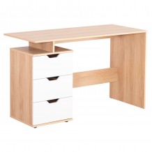 ΓΡΑΦΕΙΟ ΜΕ ΣΥΡΤΑΡΙΑ COLT HM18291 ΜΕΛΑΜΙΝΗ ΣΕ ΛΕΥΚΟ-SONAMA 120x53x75Υεκ c495596