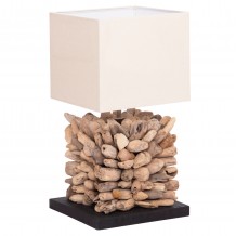 ΕΠΙΤΡΑΠΕΖΙΟ ΦΩΤΙΣΤΙΚΟ ΣΧΗΜΑ ΚΥΒΟΥ TWIGGY HM4425 DRIFTWOOD ΛΕΥΚΟ ΚΑΠΕΛΟ 24x24x46Υεκ c495610