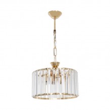 Φωτιστικό οροφής μονόφωτο Lavina Ι pakoworld Ε27 σε χρυσή απόχρωση Φ27x21εκ c495710