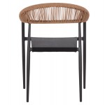 ΠΟΛΥΘΡΟΝΑ BERG HM6284 02 ΑΛΟΥΜΙΝΙΟ TEXTILENE ΣΚΟΥΡΟ ΓΚΡΙ--P E TWISTED RATTAN 55x56x79Υεκ c495764