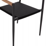 ΠΟΛΥΘΡΟΝΑ BERG HM6284 02 ΑΛΟΥΜΙΝΙΟ TEXTILENE ΣΚΟΥΡΟ ΓΚΡΙ--P E TWISTED RATTAN 55x56x79Υεκ c495764