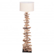 ΔΙΑΚΟΣΜΗΤΙΚΟ ΦΩΤΙΣΤΙΚΟ ΔΑΠΕΔΟΥ ALTAR HM4430 DRIFTWOOD--ΛΕΥΚΟ PVC Φ45x155Υεκ c495856