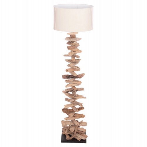 ΔΙΑΚΟΣΜΗΤΙΚΟ ΦΩΤΙΣΤΙΚΟ ΔΑΠΕΔΟΥ ALTAR HM4430 DRIFTWOOD--ΛΕΥΚΟ PVC Φ45x155Υεκ c495856