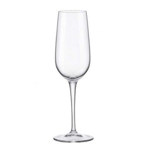 Γυάλινο Ποτήρι Σαμπάνιας 21 5cl φ6 6x21 2cm Inventa BORMIOLI ROCCO - Σετ 24 c495885