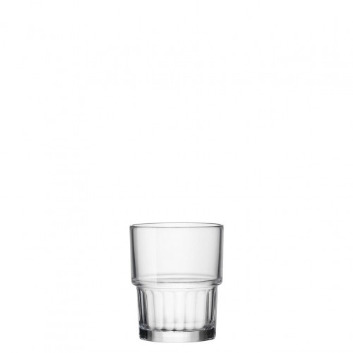 Γυάλινο Ποτήρι Χαμηλό 16cl Tempered Στοιβαζόμενο φ6 6x7 9cm Lyon BORMIOLI ROCCO - Σετ 48 c495891
