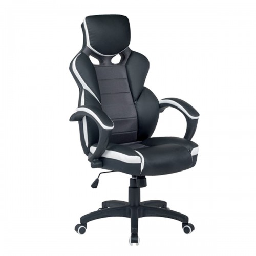 Καρέκλα Γραφείου ArteLibre Gaming ΚΛΕΟΝΙΚΗ Μαύρο Λευκό 65x72x118-126cm c495937