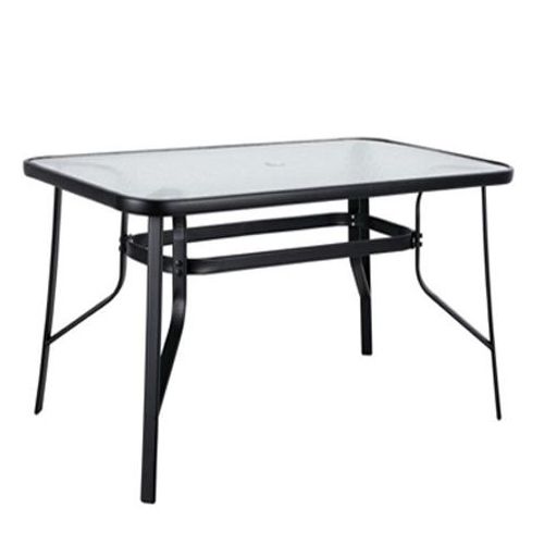 Τραπέζι Μεταλλικό ArteLibre SUN Μαύρο 150x90x70cm c495945