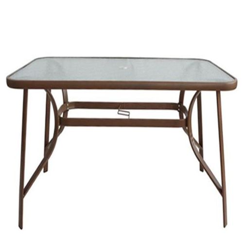 Τραπέζι Μεταλλικό ArteLibre SUN Καφέ 150x90x70cm c495947
