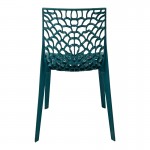 Καρέκλα Hush pakoworld pp σε μπλε απόχρωση 50x57x81εκ c496018