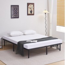 ΚΡΕΒΑΤΙ-ΥΠΟΣΤΡΩΜΑ ΔΙΠΛΟ MARKY HM694 01 ΜΕΤΑΛΛΙΚΟ ΜΑΥΡΟ ΓΙΑ ΣΤΡΩΜΑ 200x160εκ c496052