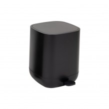 Κάδος με πεντάλ πλαστικός 7Lt Soft-Close 23x27 3xΥ26cm με αντιολισθητική βάση μαύρος ματ c496085 Κάδος με πεντάλ πλαστικός 7Lt Soft-Close 23x27 3xΥ26cm με αντιολισθητική βάση μαύρος ματ c496085