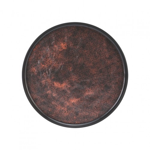 Πιάτο μελαμίνης ρηχό φ30 5cm Rustic κόκκινο σκουριάς Servewell - Σετ 6 c496127