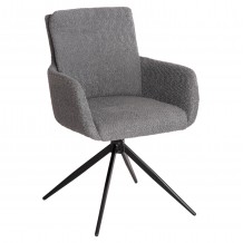 ΠΟΛΥΘΡΟΝΑ ΠΕΡΙΣΤΡΕΦ BLANS HM9942 01 ΓΚΡΙ ΜΠΟΥΚΛΕ ΥΦΑΣΜΑ-ΜΕΤΑΛΛΙΚΑ ΠΟΔΙΑ 62x60x90Υ c496144