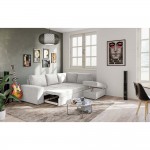 EDDI ΚΑΝΑΠΕΣ ΚΡΕΒΑΤΙ ΓΩΝΙΑ ΔΕΞΙΑ CREAM 248x213x90 c496194