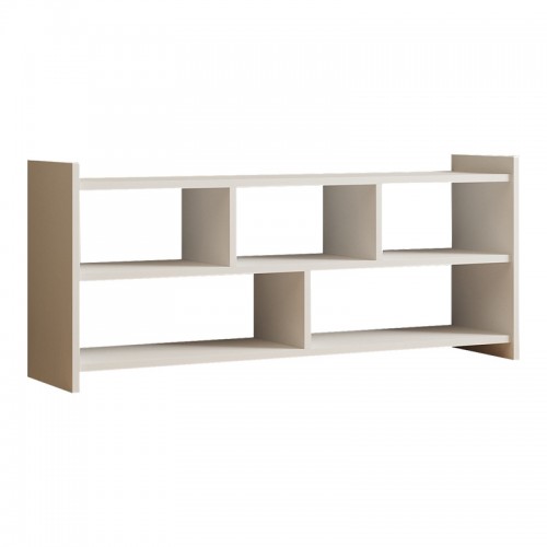 Έπιπλο τηλεόρασης Kapri pakoworld σε λευκή απόχρωση 120x28x55εκ c496222