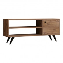 Έπιπλο τηλεόρασης Wison pakoworld σε sonoma απόχρωση 120x29x50εκ c496233