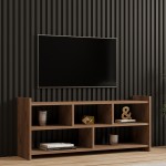 Έπιπλο τηλεόρασης Kapri pakoworld σε sonoma απόχρωση 120x28x55εκ c496244