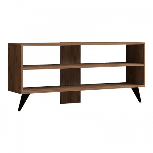 Έπιπλο τηλεόρασης Prestige pakoworld σε sonoma απόχρωση 120x29 6x50εκ c496265