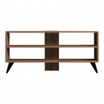 Έπιπλο τηλεόρασης Prestige pakoworld σε sonoma απόχρωση 120x29 6x50εκ c496265