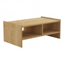 Τραπέζι σαλονιού Tiena pakoworld σε oak απόχρωση 90x50x35εκ c496279