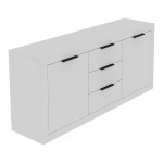 Μπουφές Doha pakoworld σε λευκή απόχρωση 180x45x80 5εκ c496315