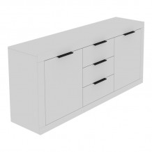 Μπουφές Doha pakoworld σε λευκή απόχρωση 180x45x80 5εκ c496315