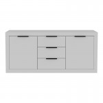 Μπουφές Doha pakoworld σε λευκή απόχρωση 180x45x80 5εκ c496315