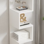 Ραφιέρα επιδαπέδια Pratel pakoworld σε λευκή απόχρωση 25x27x95εκ c496317