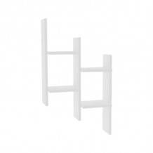 Ραφιέρα τοίχου Tabal pakoworld σε λευκή απόχρωση 49 4x14 5x85εκ c496366