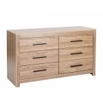 DODO ΣΥΡΤΑΡΙΕΡΑ OAK ΣΚΟΥΡΟ 132x45x75 c496372