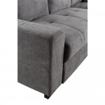 BILL ΚΑΝΑΠΕΣ ΚΡΕΒΑΤΙ ΓΩΝΙΑ ΔΕΞΙΑ STONE 241x173x94 c496378
