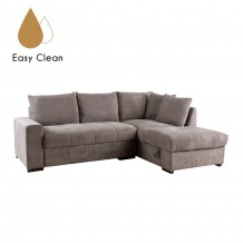 BILL ΚΑΝΑΠΕΣ ΚΡΕΒΑΤΙ ΓΩΝΙΑ ΔΕΞΙΑ TAUPE 241x173x94 c496379