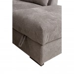 BILL ΚΑΝΑΠΕΣ ΚΡΕΒΑΤΙ ΓΩΝΙΑ ΔΕΞΙΑ TAUPE 241x173x94 c496379