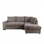 BILL ΚΑΝΑΠΕΣ ΚΡΕΒΑΤΙ ΓΩΝΙΑ ΔΕΞΙΑ TAUPE 241x173x94 c496379