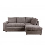 BILL ΚΑΝΑΠΕΣ ΚΡΕΒΑΤΙ ΓΩΝΙΑ ΔΕΞΙΑ TAUPE 241x173x94 c496379