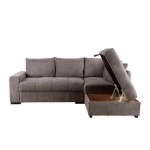 BILL ΚΑΝΑΠΕΣ ΚΡΕΒΑΤΙ ΓΩΝΙΑ ΔΕΞΙΑ TAUPE 241x173x94 c496379