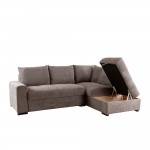 BILL ΚΑΝΑΠΕΣ ΚΡΕΒΑΤΙ ΓΩΝΙΑ ΔΕΞΙΑ TAUPE 241x173x94 c496379