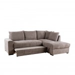 BILL ΚΑΝΑΠΕΣ ΚΡΕΒΑΤΙ ΓΩΝΙΑ ΔΕΞΙΑ TAUPE 241x173x94 c496379