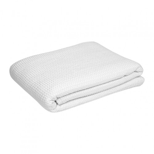 Κουβέρτα Πικέ βαμβακερή 75 25 170x230cm 260gr m2 λευκή Fragente - Σετ 5 c496398
