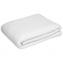 Κουβέρτα Πικέ βαμβακερή 75 25 260x230cm 260gr m2 λευκή Fragente - Σετ 3 c496401