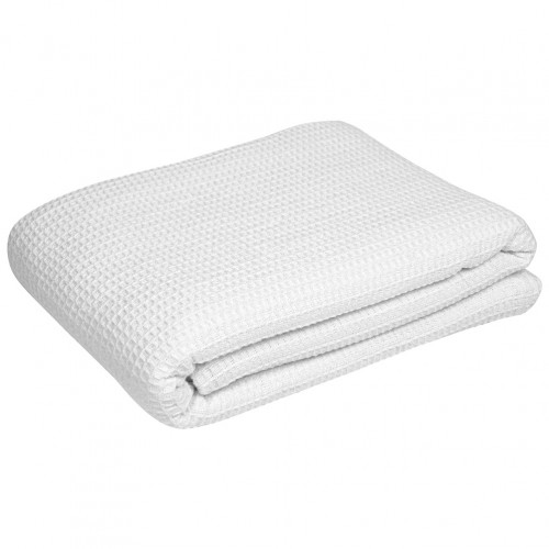 Κουβέρτα Πικέ βαμβακερή 75 25 260x230cm 260gr m2 λευκή Fragente - Σετ 3 c496401