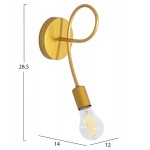 ΑΠΛΙΚΑ ΤΟΙΧΟΥ FRIDRIK HM7399 12 ΜΕΤΑΛΛΟ ΣΕ ΧΡΥΣΟ 12x15 5x28 5Υεκ c496431