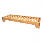 Ξαπλώστρα Zalka pakoworld L1 σε φυσική απόχρωση 66x197x28εκ c496541