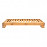 Ξαπλώστρα Zalka pakoworld L1 σε φυσική απόχρωση 66x197x28εκ c496541